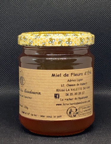 Miel de Fleurs d'Été Provence Liquide | Rucher Baudouvin