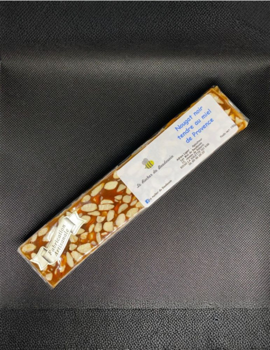 Nougat Noir Tendre au Miel de Provence | Rucher Baudouvin