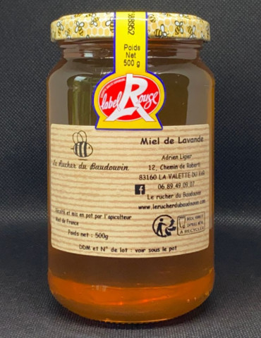 Miel de Lavande Label Rouge | Le Rucher du Baudouvin 2