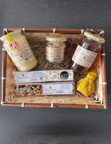 Coffret Le Provençal — Cadeau Miel & Nougats | Baudouvin