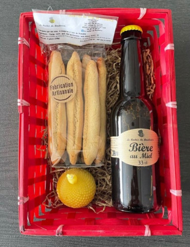 Coffret Le Festif — Cadeau Bière & Miel Provence | Le Rucher