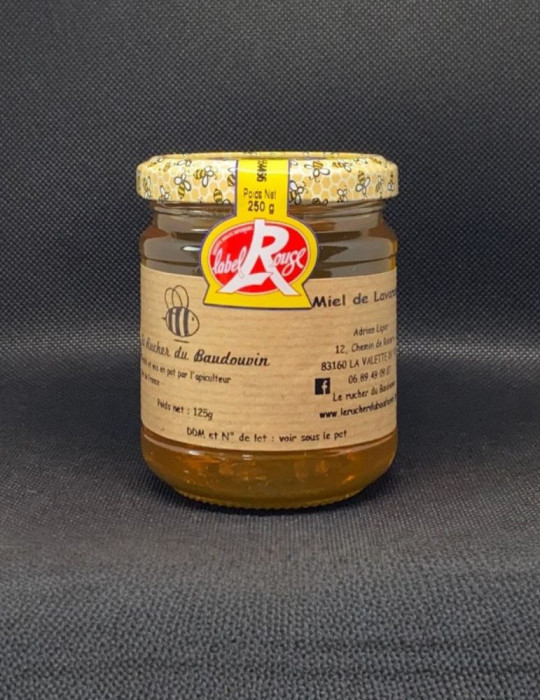Miel de Lavande Label Rouge | Le Rucher du Baudouvin